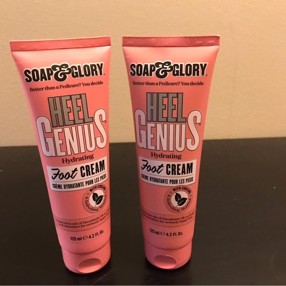 Soap & Glory Heel Genius Hydrating Foot Cream Set of Two.